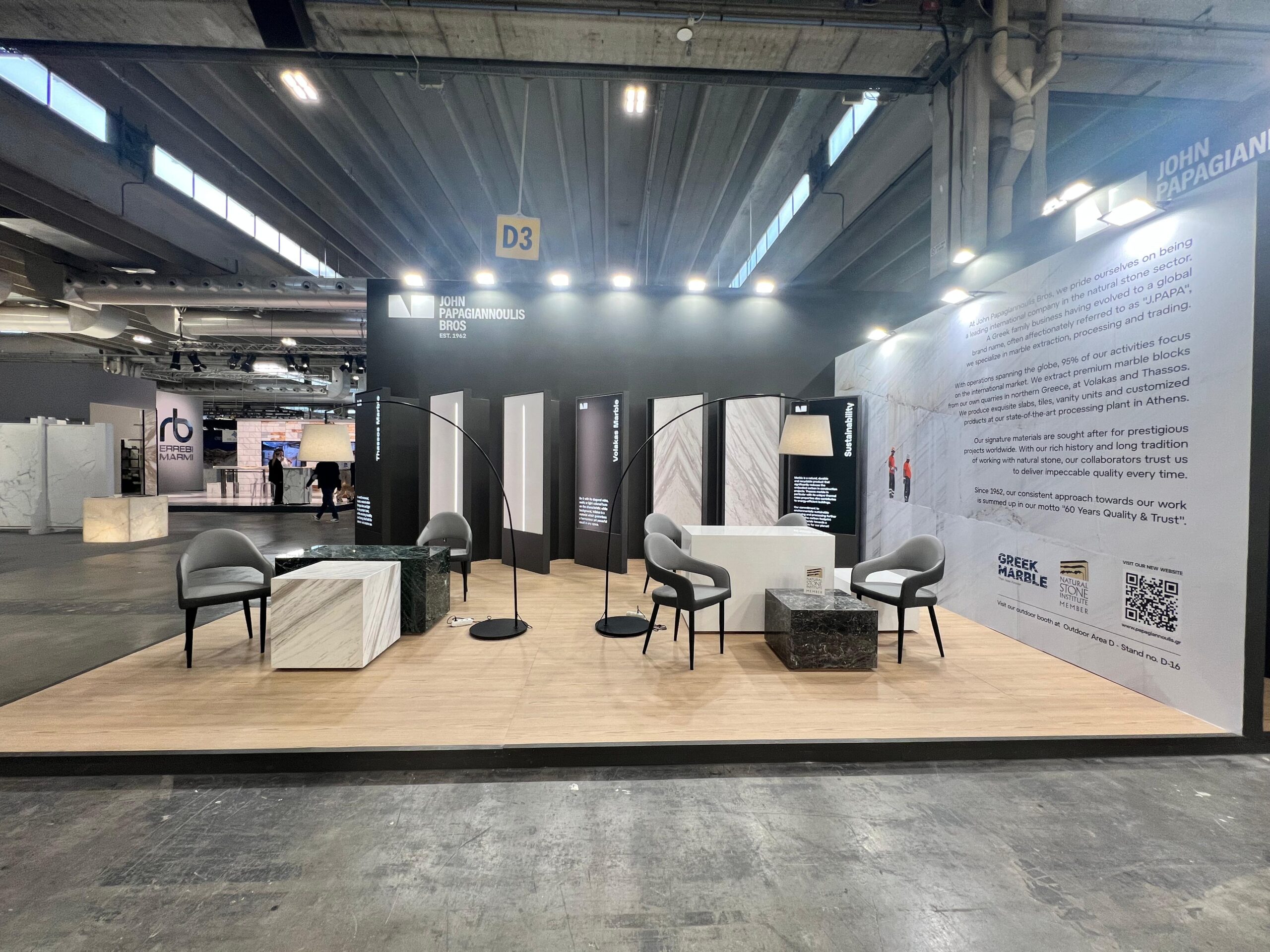 John Papagiannoulis Bros at Marmomac 2025